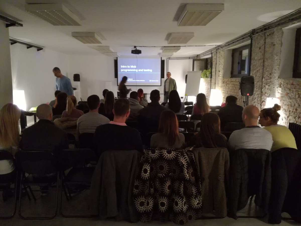 profesor_dragan's tweet image. Ready to start Intro to #mobtesting @startitrs @testrs_club it&apos;s getting crowded.