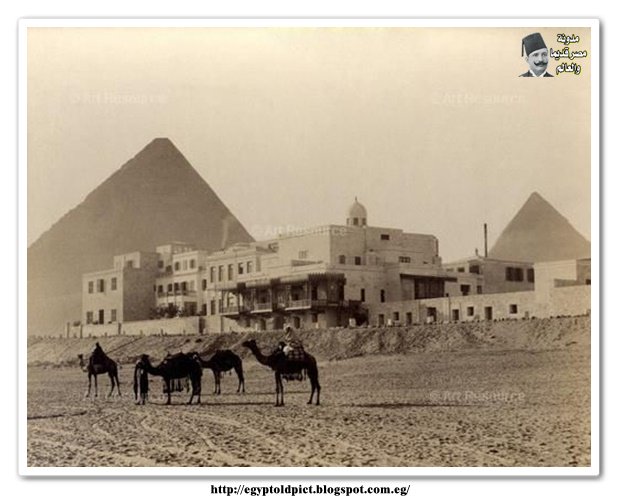 أهرامات الجيزة   فى عام 1910