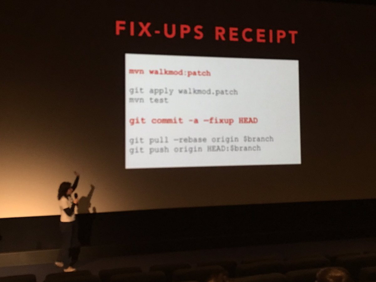 zziga's tweet photo. The problem and the fix. Technical debt and walkmod - sounds promising! @walkmod @raquelpau @VoxxedVienna https://t.co/4Kbd5CQxcS