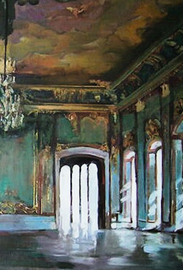 StudioRupert's tweet image. Detail of my recently rehomed painting #Art #painting #interior