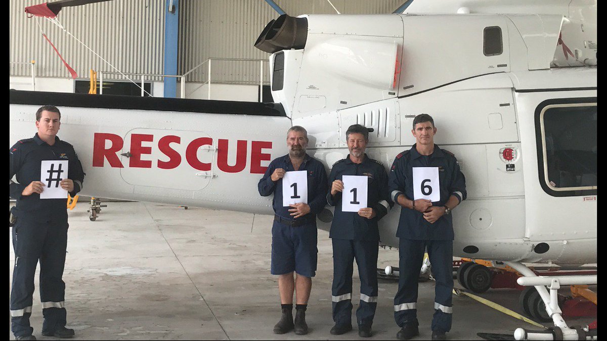 Some of our SAR crews in Australia shared these images in support of #Rescue116 and their CHC family in Ireland.