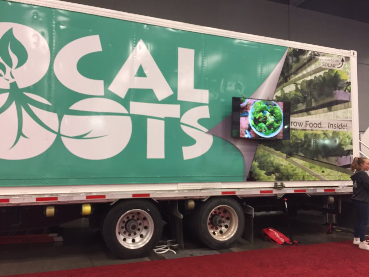 waperry's tweet photo. Checked out the #SXSW trade show from reverse mentoring #digitalskills to @NASA #mars flight to @LocalRootsFarms farm in a truck #NVIUS2017 https://t.co/b6ltGJar24
