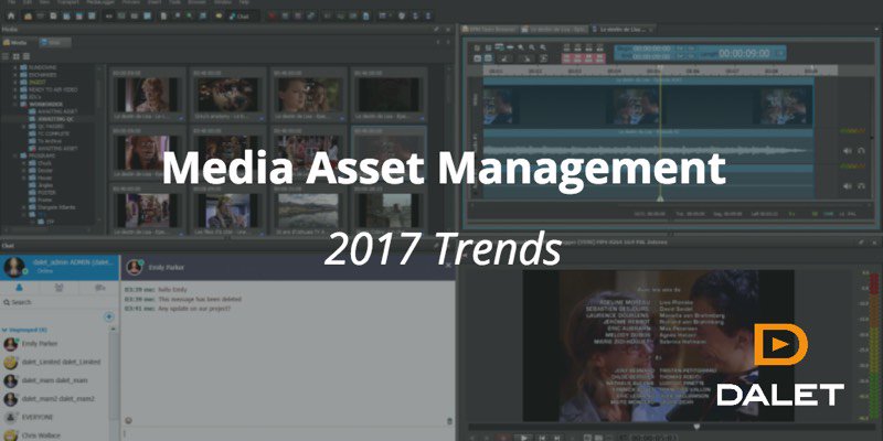 DaletTechnology's tweet photo. Stay ahead of the curve! Check out these 2017 #MediaAssetManagement trends: https://t.co/pbFfSV5cU5 #DaletBlog #MAM https://t.co/lc3VuxzpCw