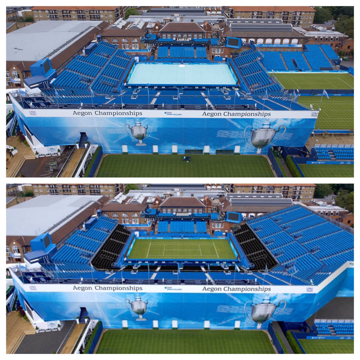 ATP Queens central court gets bigger by 30 per cent (PICS INSIDE)