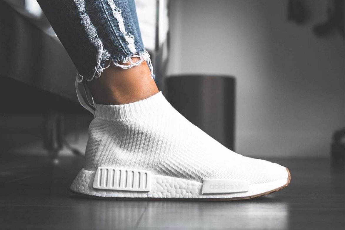 sneakermyth's tweet photo. We give y'all an On Feet Look at the upcoming adidas NMD_CS1 PK White / Gum, Cop or Pass? >> https://t.co/FU249ba6gx https://t.co/cfDmGPBnv9