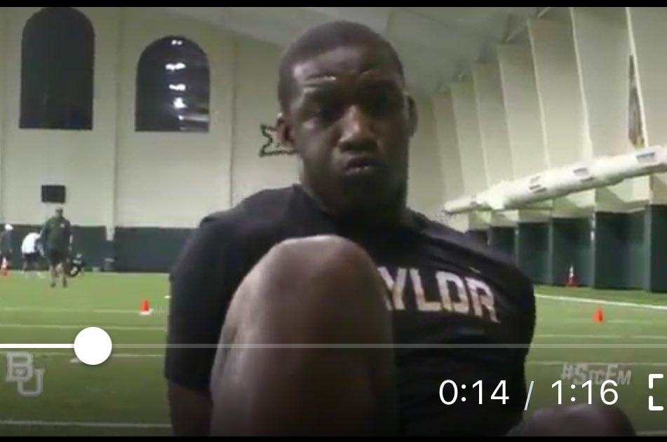 HJHBlackhawks's tweet image. @BUFootball @IAR2_Football good to see Nance back at Baylor. #TheForging