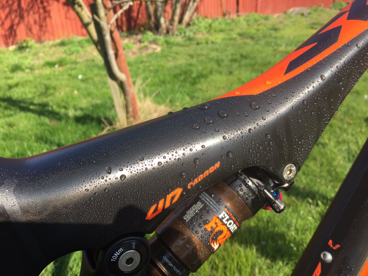 cyclewrapUK's tweet photo. Xpel is one of the only films you can safely wax, no only protecting your bike, but also making it easier to clean. #cycleprotection #mtb https://t.co/qdW0HHEgyl