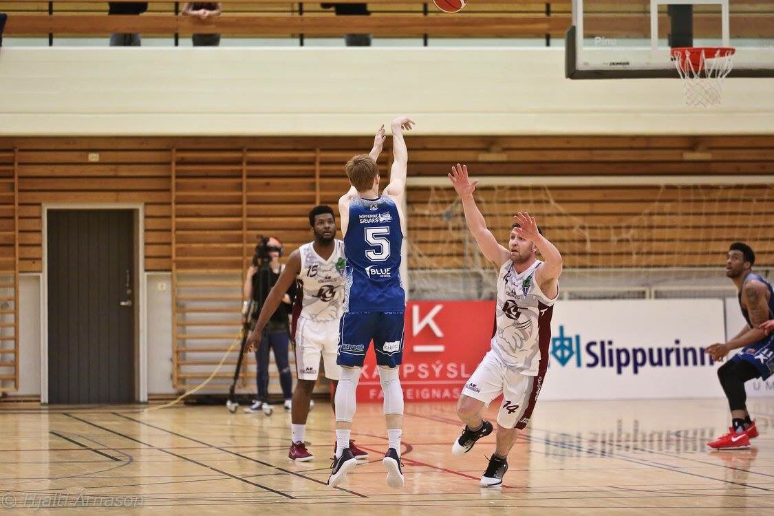 KeflavikKarfa's tweet photo. WHAT A GAME! WHAT A MAN. Magnús Már Traustason  🎉🏀 #kefnation #dominos365 https://t.co/2Lcq8TdXEf