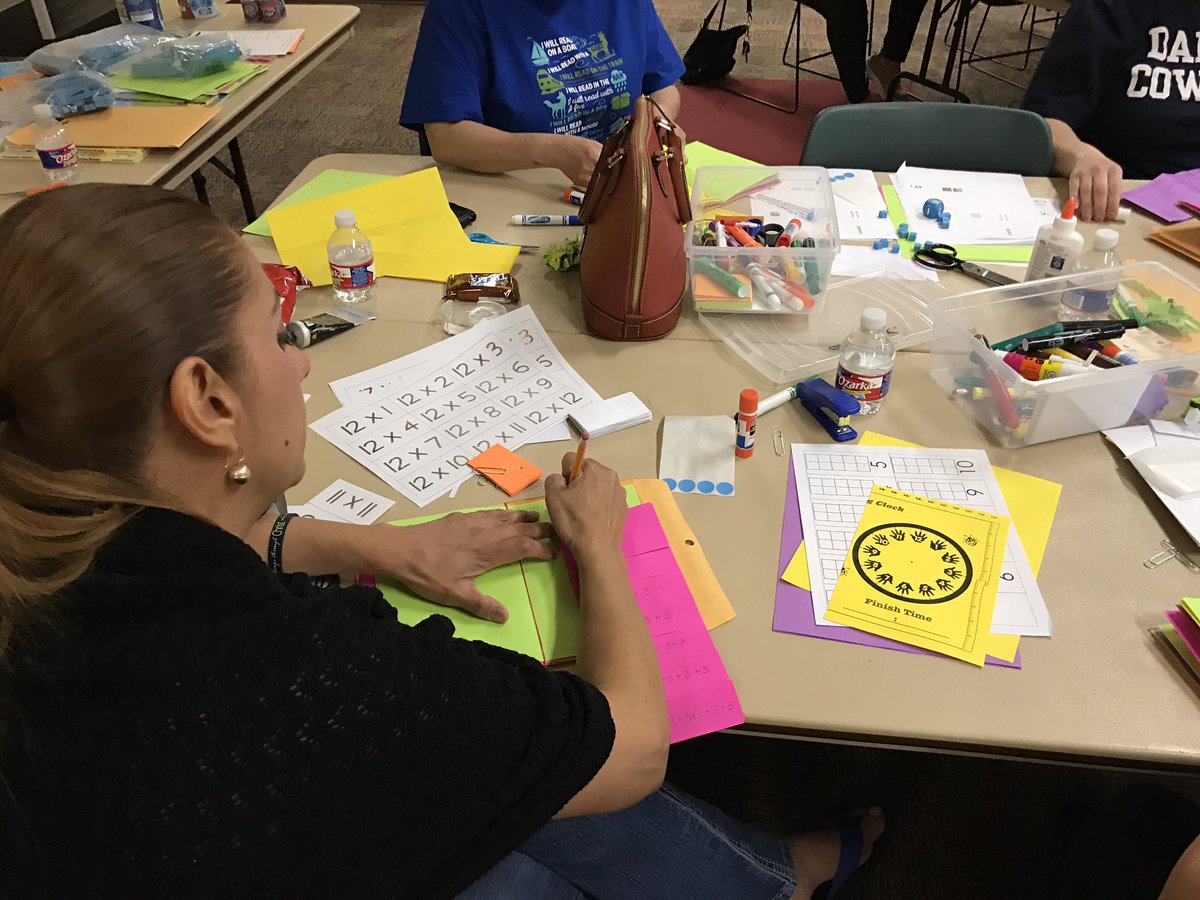 EPChavez_ES's tweet image. SISD teachers are awesome👍🏻 Math Foldables Session ➕➖➗✖️ #TeamSISD