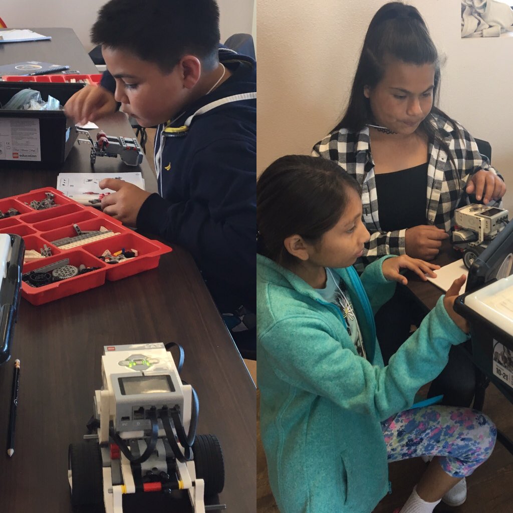 This week we've been in the <a href="/CityofStanton/">City of Stanton</a> bringing Spring STEM Camp to 6th grade youth. Here, campers learn Lego EV3 robotics!