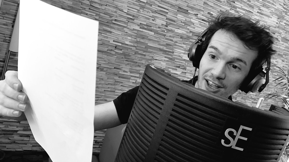 Vanmiddag mooie sessie gehad. #voiceover #commercial