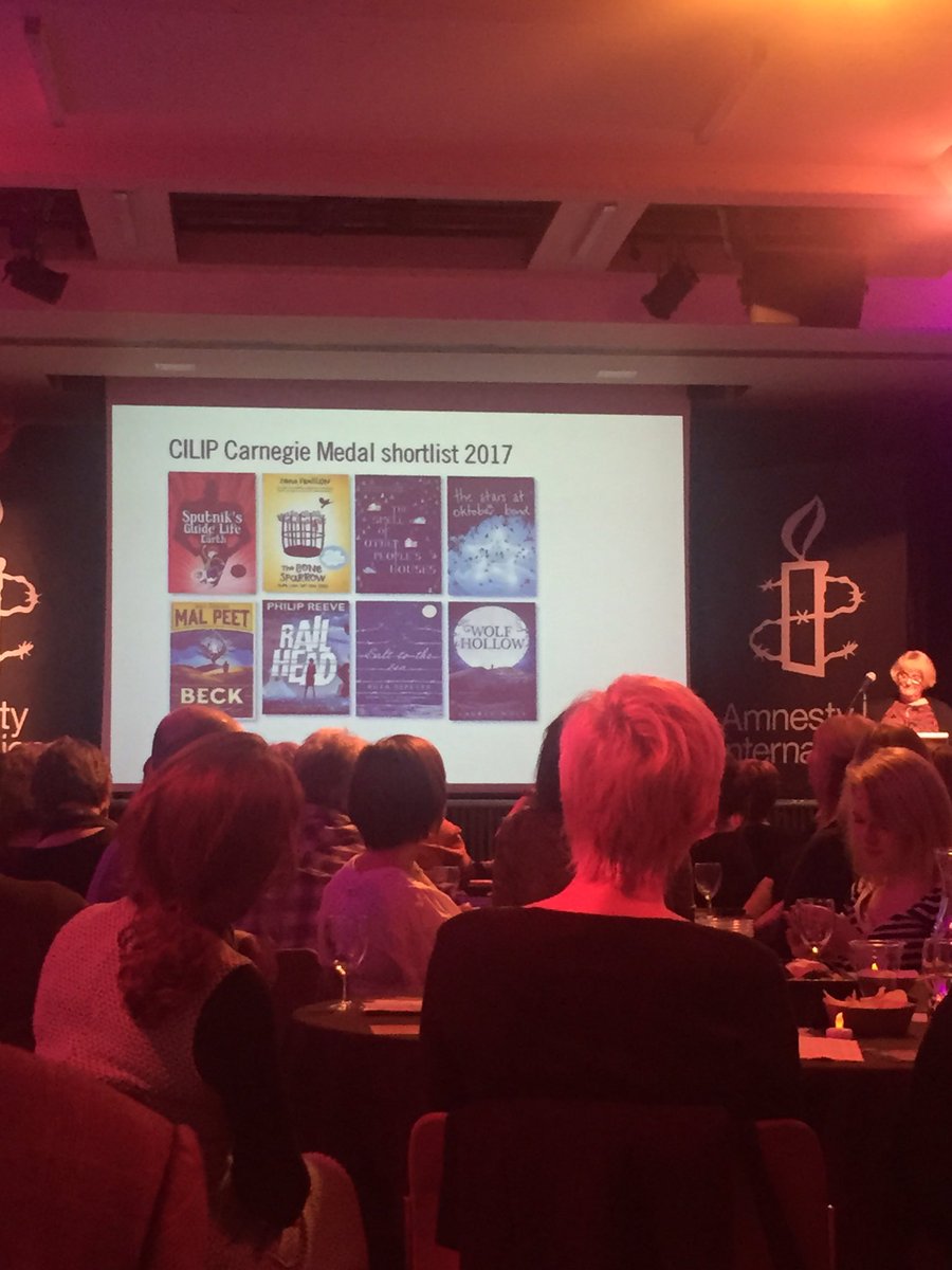 Petersbooks's tweet photo. The Carnegie shortlist has been announced! #CKG17 https://t.co/0Wxp5uma7C