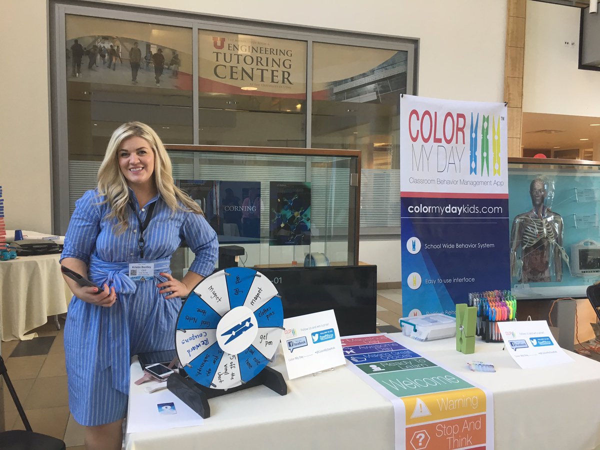 VMCicero's tweet photo. Come on down to the #UCET17 playground and learn more about the amazing @colormyday classroom management app https://t.co/ZttgSnG7uj