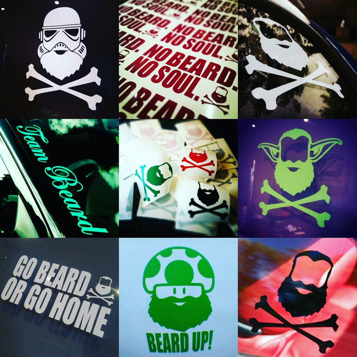 team_beard_uk's tweet photo. HALF PRICE STICKERS UNTIL SUNDAY!!!Code: STICKER50 
https://t.co/nBewWDs4gi https://t.co/Jc2arsnBZN