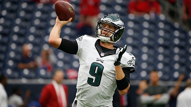 NBCSPhilly's tweet photo. Nick Foles meets the media to discuss his return to the #Eagles

Stream the press conference live here https://t.co/b7f2JlZprf https://t.co/SbmzcEQnWK