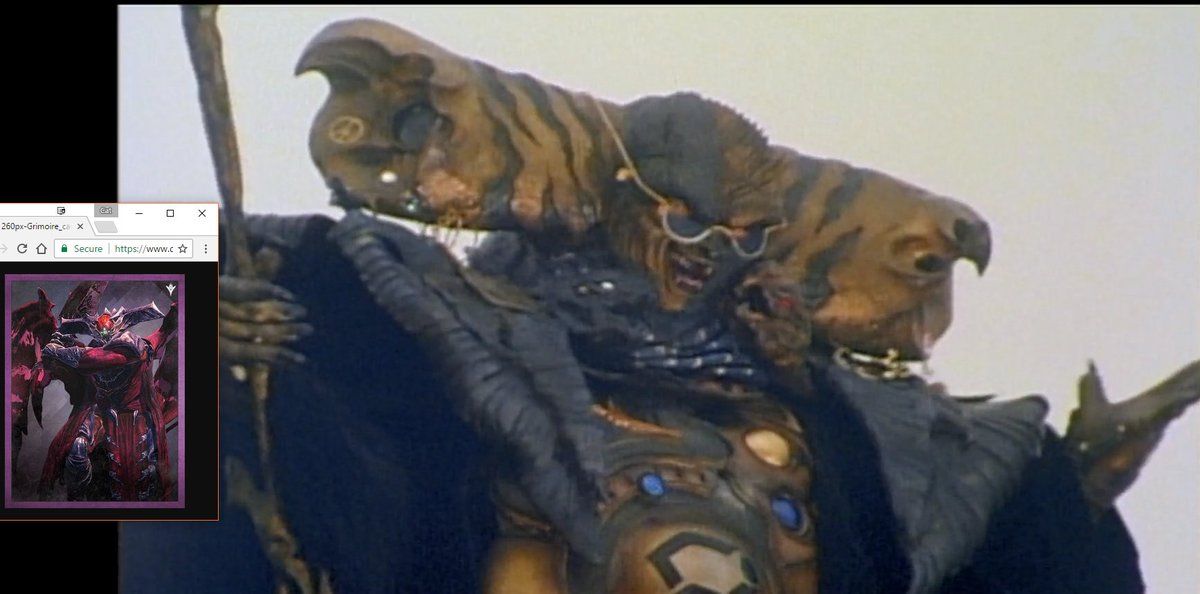 KooKatchu's tweet photo. Resemblance much @Bungie? #Oryx #MasterVile #PowerRangers https://t.co/eMLBat2API