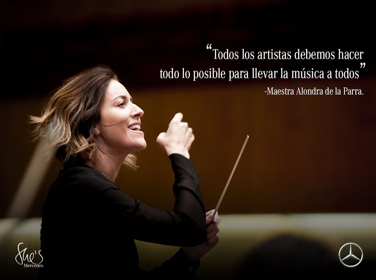 <a href="/alondradlp/">Alondra de la Parra</a> es un ejemplo de perseverancia para las mujeres mexicanas. Orgullosa embajadora: mb4.me/aNW2v0m8 #SHEsMercedesMx