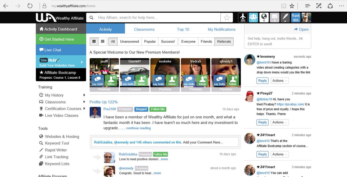 wealthylearning's tweet image. No one is going to tell you this about wealthy affiliate you must see this before joining. #howtomakemoneyonline
bit.ly/2nwDdNp 😱