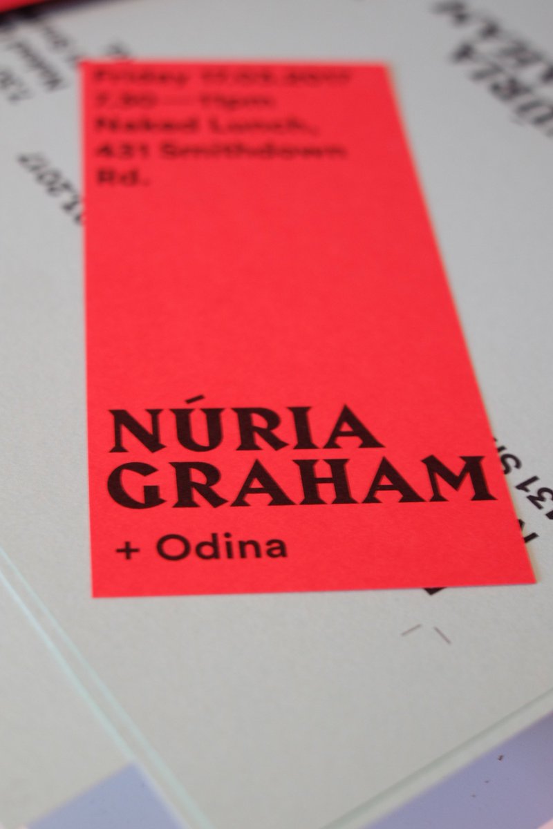 Half-Irish, Catalonia-born <a href="/nuriagraham/">Núria Graham</a> will perform live tomorrow at <a href="/NakedLunchCafe/">Naked Lunch</a> with support from <a href="/odinamusic/">Odina</a>.
bit.ly/2lammAw
