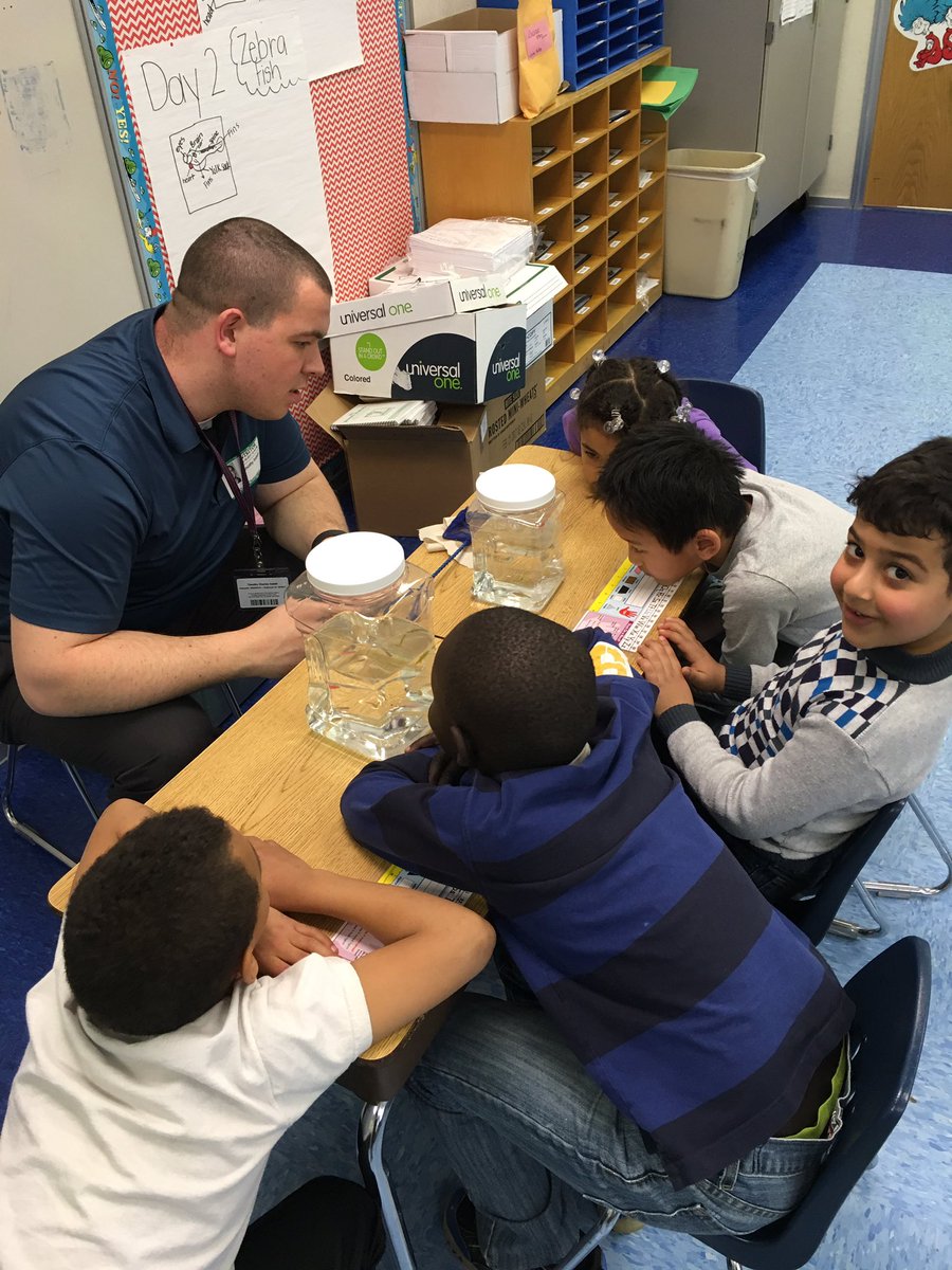 We love having Mayo Scientists in our room to help with our Zerba fish observations. Thanks for all your help. <a href="/Tim_InSciEder/">Tim Indahl</a> #GageGators