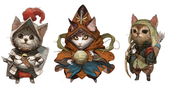 Moehamster's tweet photo. #HowToHerdCats Either roll a nat 20 on Animal Handling or cast mass Animal Friendship. #DnD #DungeonsAndDragons #D20 #NerdLife #Meow https://t.co/OEnSKdJZsA