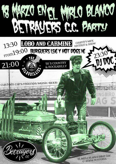 #concierto <a href="/bilbobillies/">The Bilbobillies</a> llegan al Mirlo Blanco de #Vitoria este sábado
#Blues #Rockabilly