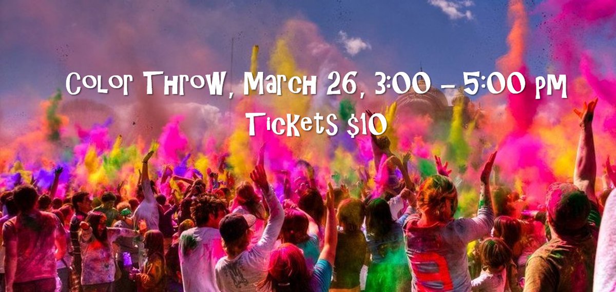 FriscoHigh2017's tweet photo. Seniors, Color Throw Sunday, March 26, 3-5 pm. Tickets on website https://t.co/s8EXkzLKOO &amp; next week lunches. $10. #FHSclassof2017 https://t.co/RMyuXTT1vt