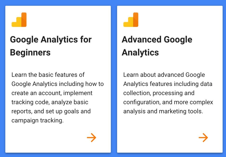 kristaseiden's tweet photo. SUPER excited that our 2 NEW @googleanalytics Academy courses are live! Fun making these w/@justincutroni! https://t.co/gZdiz6HF3S #measure https://t.co/aj7dtIIrtX