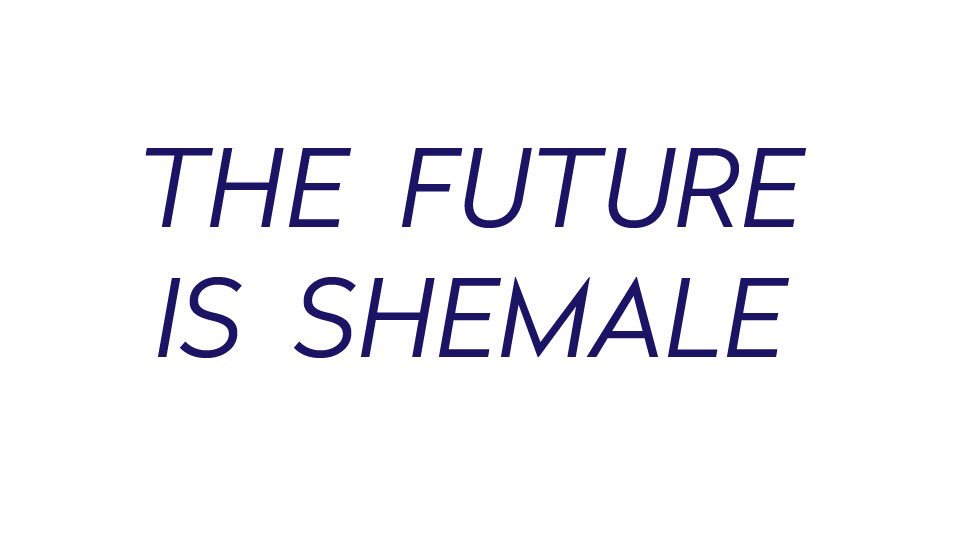 Ryyder69's tweet photo. The Future is Shemale 🚺🍆 #TheFutureisShemale #TransGirlTakeover #shemale #tranny #tgirl https://t.co/aUM14mzDmO