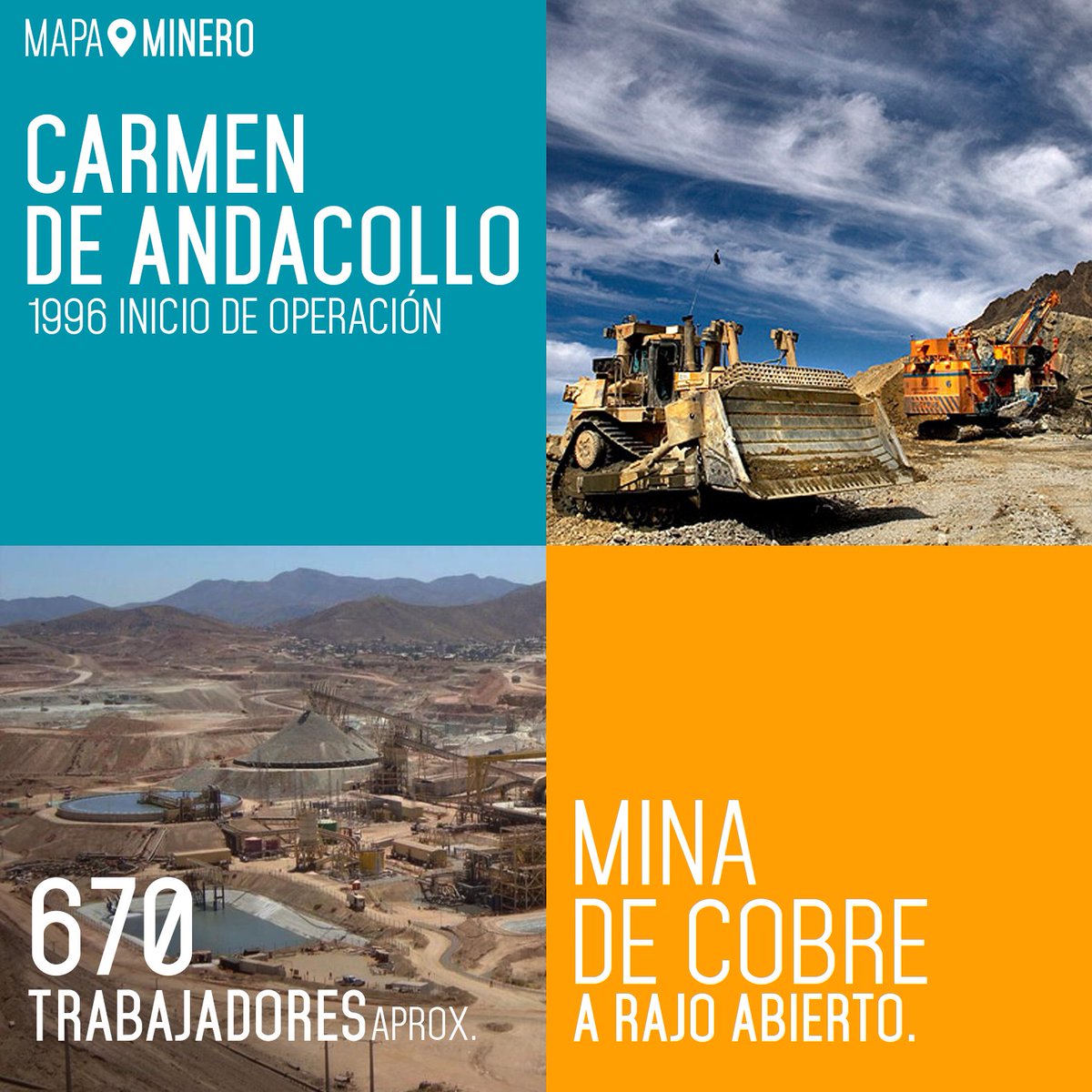 Conoce más de Carmen de Andacollo. Una mina ubicada cerca del Desierto de Atacama a 1.000 mts sobre el nivel del mar bit.ly/2h4aBav