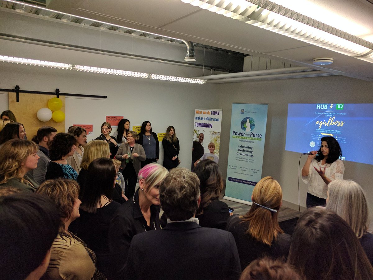 LoanFund's tweet photo. Great turn-out at the #GirlBoss event in our Hub! #ECSW2017 #SaintJohn #SaintAwesome https://t.co/PxKthwmuXw