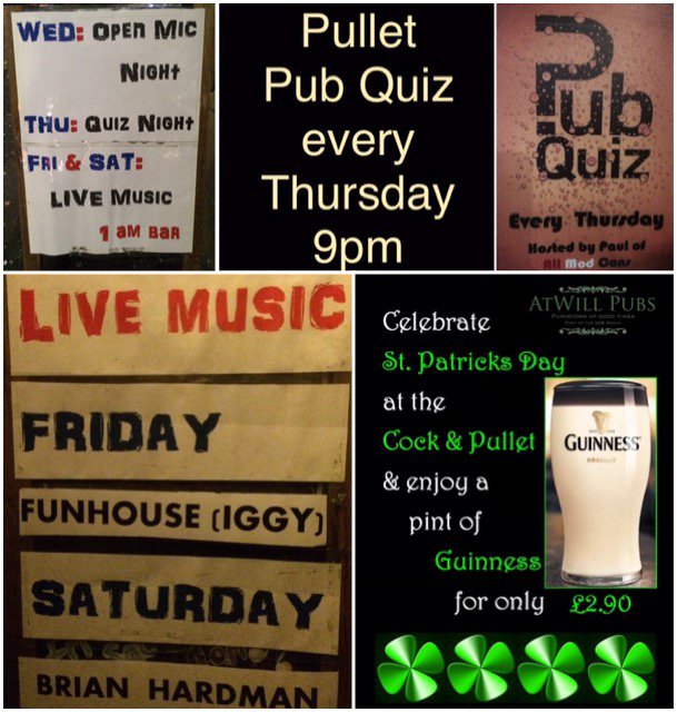 Quiz night tonight.