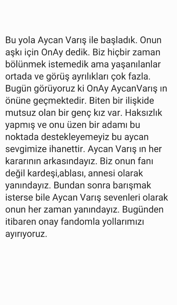 BUNDAN SONRA TEK YOL AYCAN VARIŞ <a href="/aycanvariss/">aycanvariss</a> #AycanVarış #KısmetseOlur