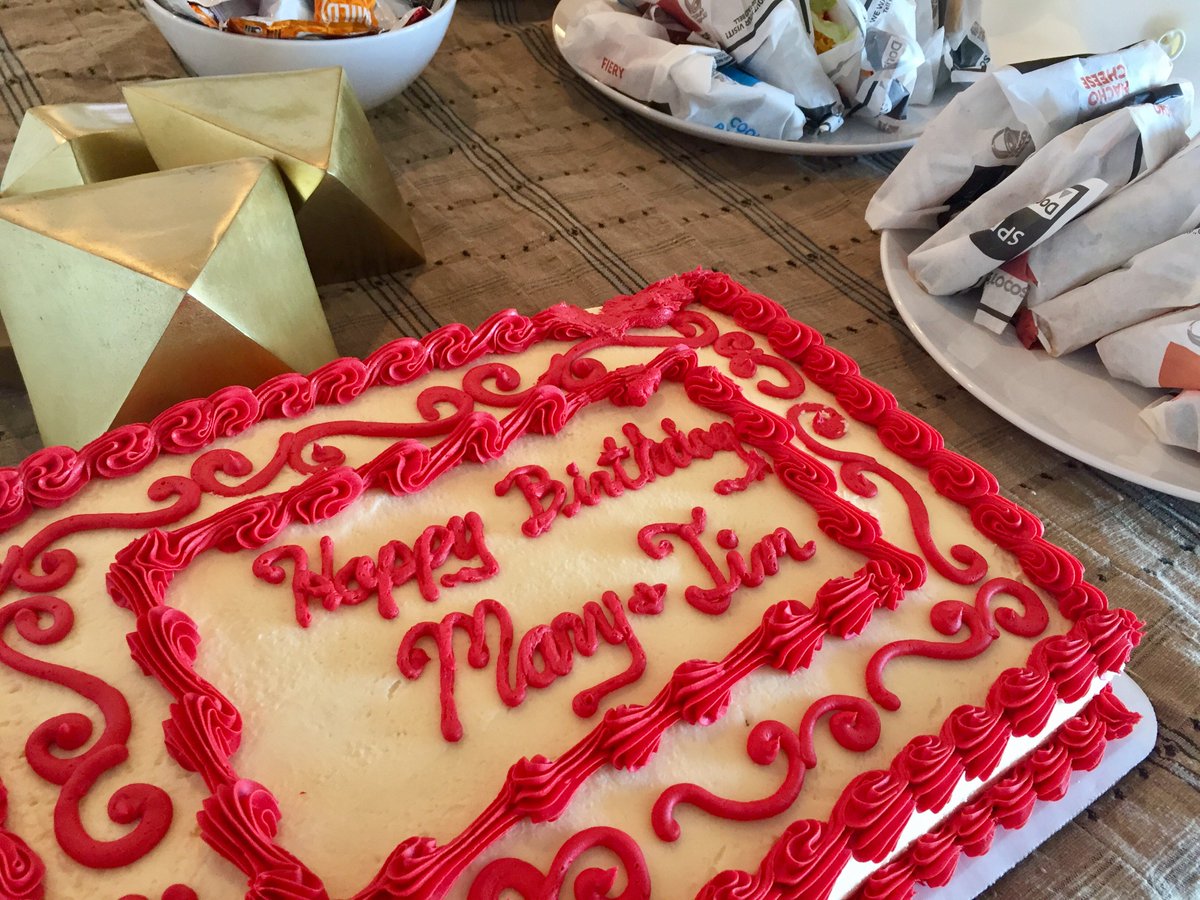 SolomonCareers's tweet photo. Celebrating March Birthdays with Tacos and Red Velvet Cake!! Happy Birthday to Mary Batdorf &amp; Tim McCoy!! https://t.co/woe62fSreb