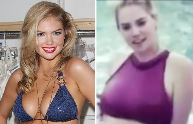 Kate Upton Kate Upton Suffers Wardrobe Malfunction Tight Pool