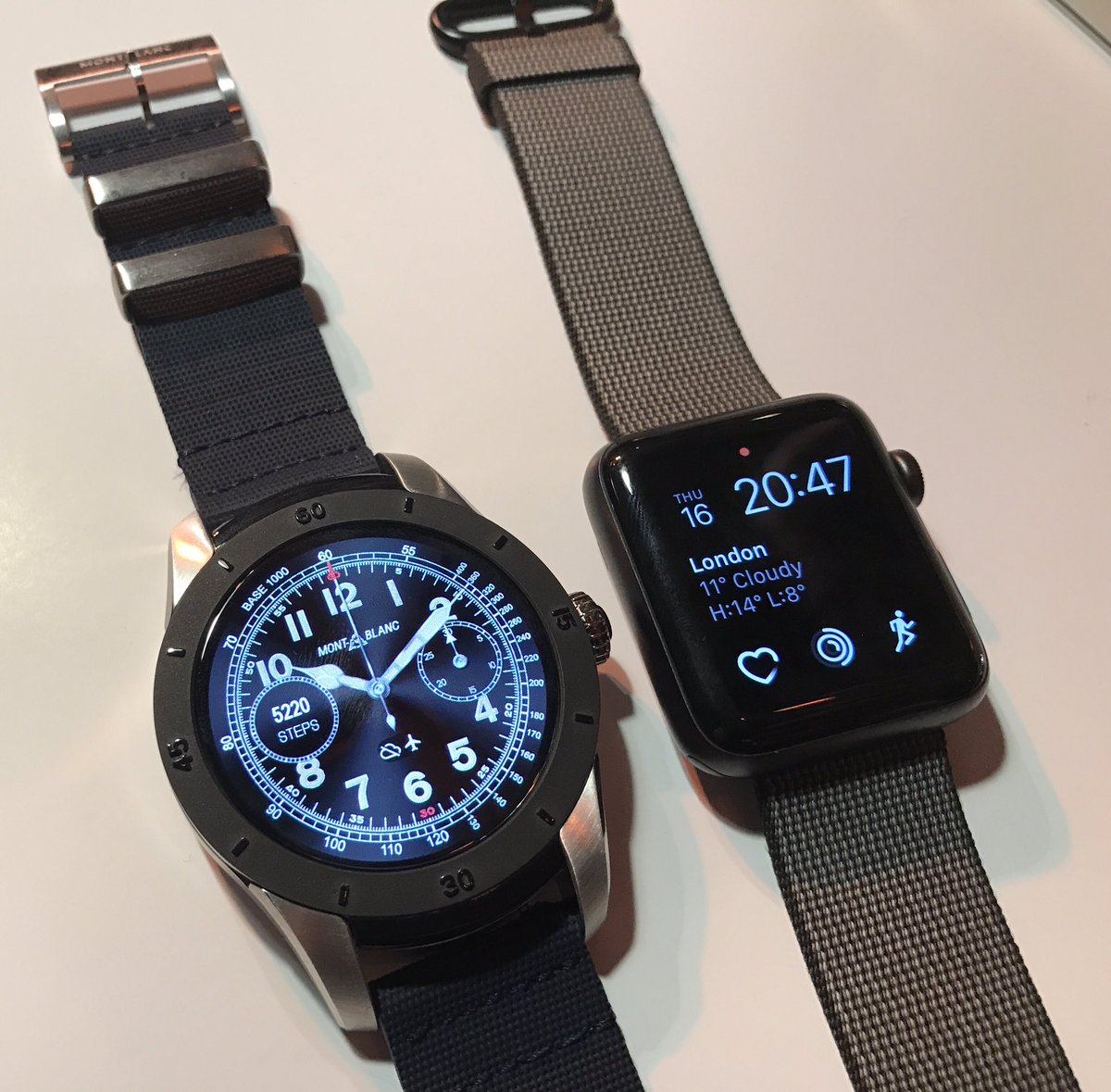 apple watch montblanc