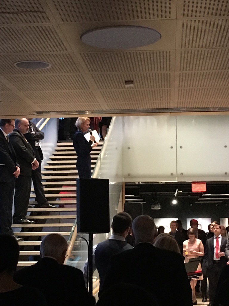 EmilieSAP's tweet photo. Great event at Swedish Embassy event "Safe and Sound"- here is the Swedish minister for Gender Equality! https://t.co/n2CHjjHMyO