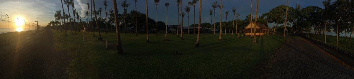 CmdrTanti5's tweet photo. Hi #AFPmedia some staged views of camp this morning b/w 5 and 6 am. Beautiful #Ramsi missionbase #Helpemfren #AFPfamily #AusFedPolice 🇦🇺🇸🇧 https://t.co/2YilD41NPm