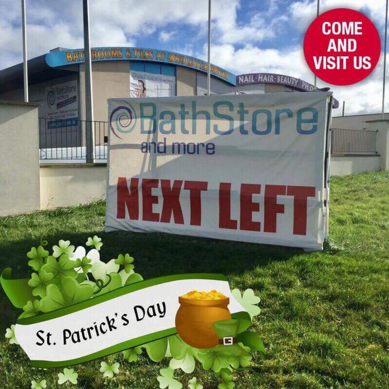 bathstore_more's tweet image. Saint Patrick's Day is tomorrow! We have amazing deals all weekend! #saintpatricksday #bathroom #supplyandfit 🚿🛁