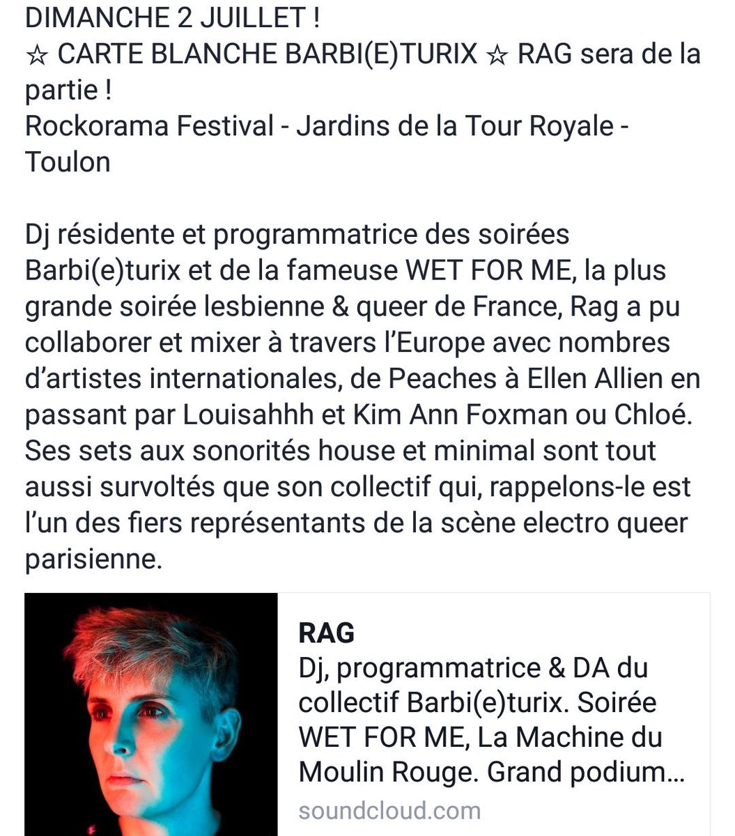 Vivement l'été ! 
#rockoramafestival #Toulon #rockorama2017 #barbieturix