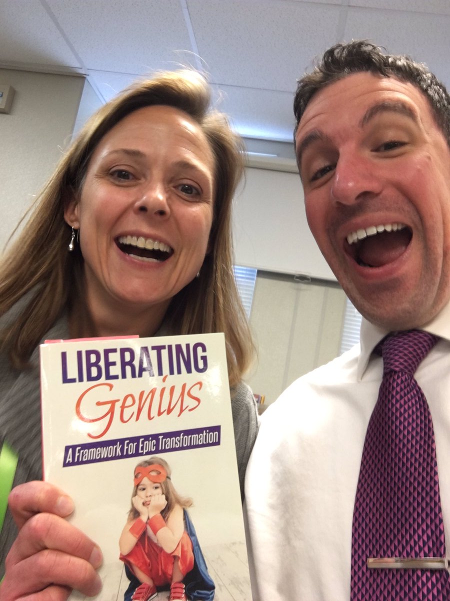BrendanFetters's tweet photo. .@jawkuhn &amp; I had great #LiberatingGenius book study Google Hangout with @kedmiston4 today! Cc: @AngelaMaiers https://t.co/HtfNMv2Dp1