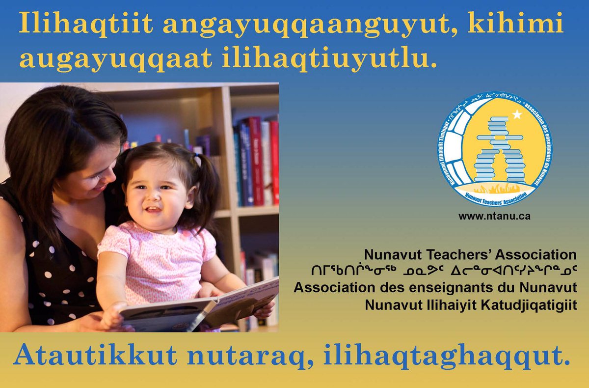 nta_vp's tweet photo. It takes a whole community...#nunavutteachers #edu https://t.co/60eJWxkH5H