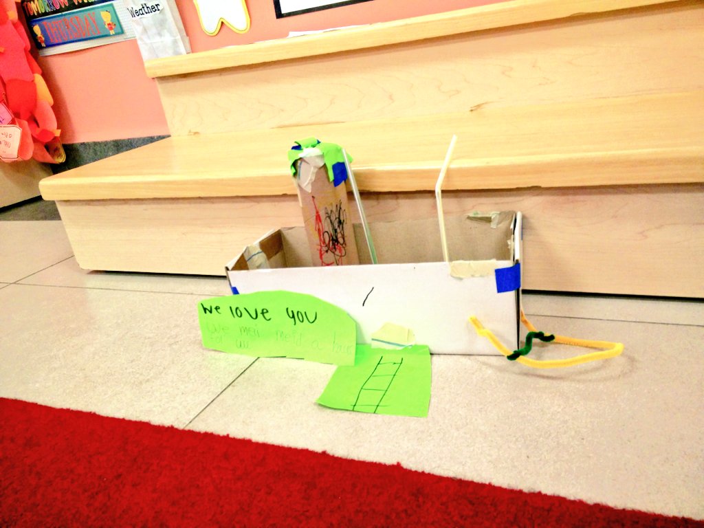 KC is ready to catch the LEPRECHAUNS!! #STEMChallenge <a href="/Ramirez21Myrna/">Myrna Ramirez</a> ☘☘☘