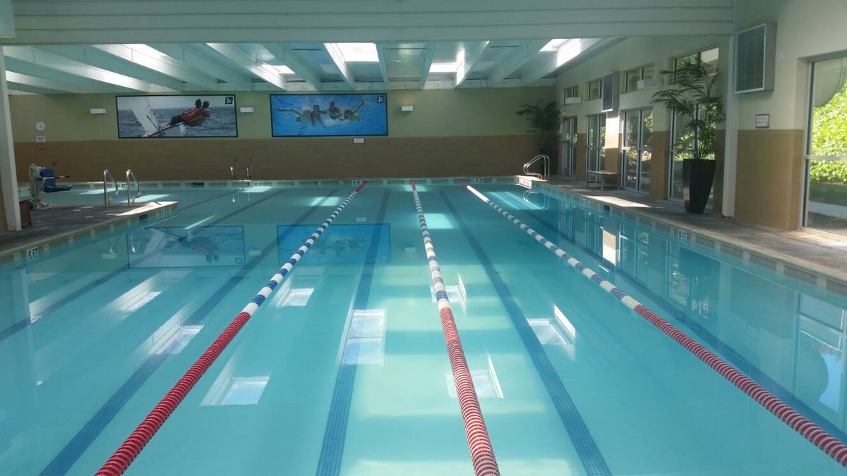 mrdavidrodgers's tweet photo. It's hard to not think it's my own private pool when I get the whole pool to myself at the gym.... https://t.co/WraQ8vw0li