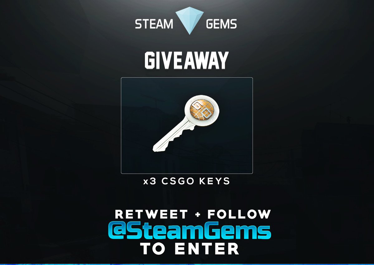 SteamGems's tweet photo. 🎁 X3 CSGO KEYS

* ReTweet &amp; Follow Us

* VISIT https://t.co/unKXMiSZRp 

* Active Notifications.

#CSGOGIVEAWAY #CSGO https://t.co/DCRirfD8qd