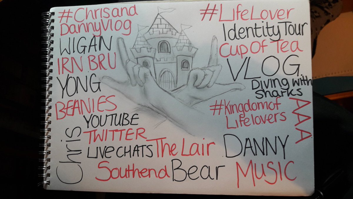 Megan_Ant's tweet image. Spontaneous Doodle #KingdomofLifelovers @ChrisBourne @DannySimm #ChrisAndDannyVlog