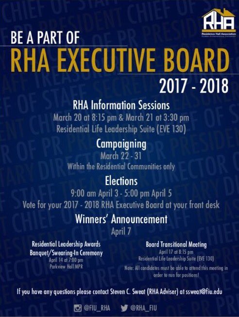 Panthers are you looking to join the RHA Family?? Don't miss your opportunity! If you are interested please DM us💙