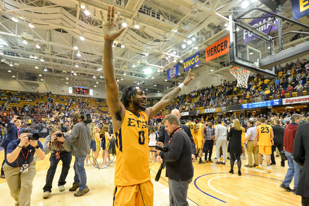 Congrats to <a href="/ETSU_MBB/">ETSU Men's Basketball</a> on an AMAZING run! We are so proud of you!! #SoConHoops🏀 #marchmadness