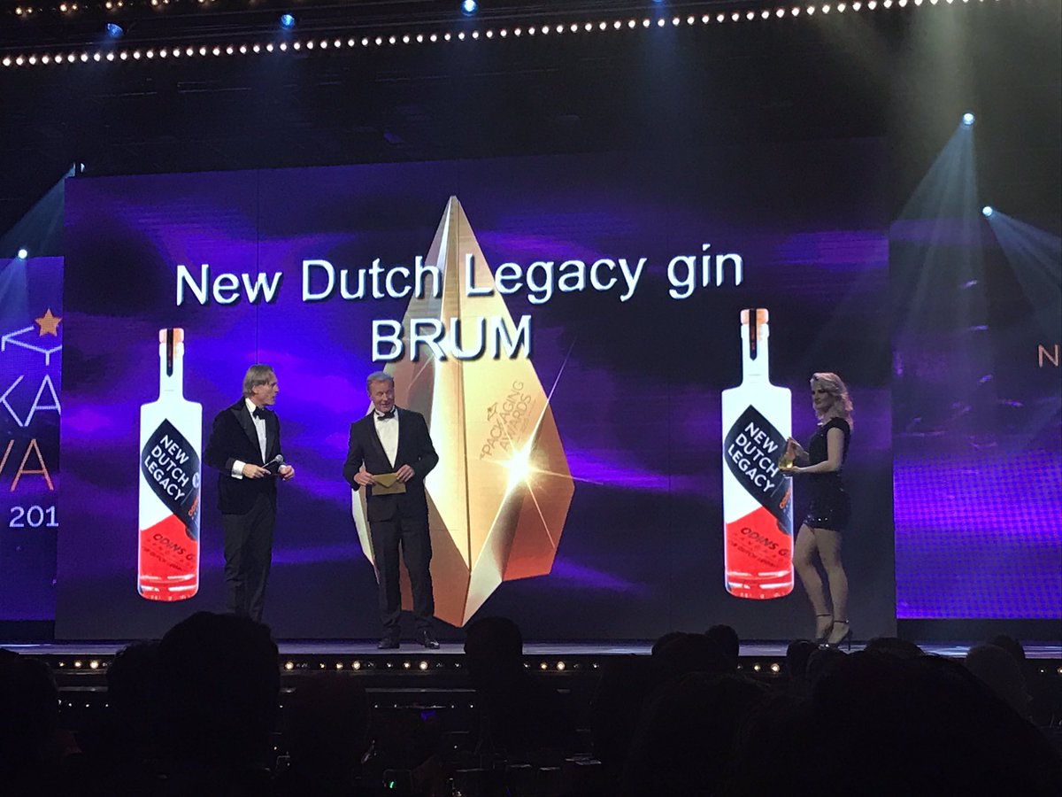 Empack NL (@empacknl) on Twitter photo De winnaar in de categorie Drankverpakkingen is geworden.. New Dutch Legacy gin <a href="/BrumDesign/">Brum Design</a> #NLPackagingAwards De winnaar in de categorie Drankverpakkingen is geworden.. New Dutch Legacy gin <a href="/BrumDesign/">Brum Design</a> #NLPackagingAwards