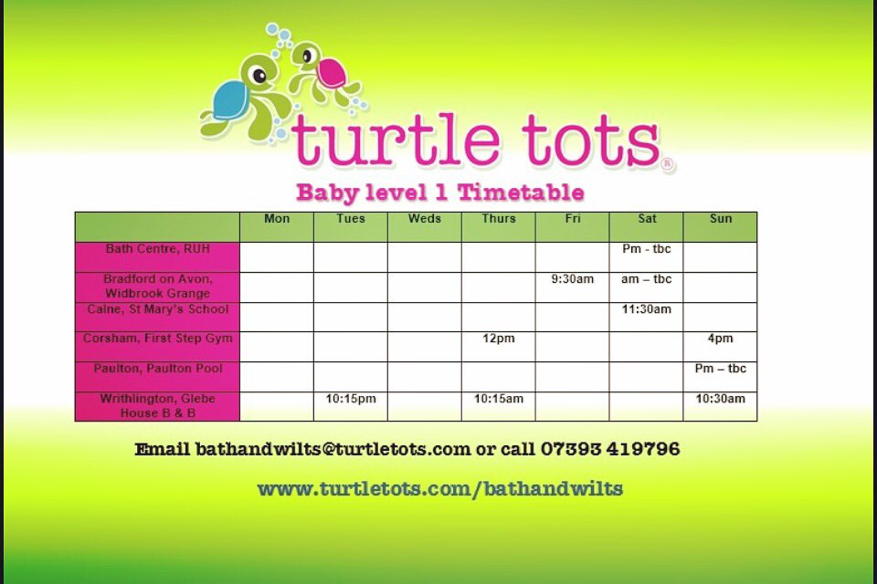 New baby level 1 classes #turtletots #bath #wiltshire #babyswimming 🐢✅🏊🏻